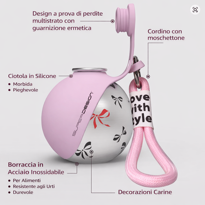 BuddyPup™ Borraccia per Cani con Ciotola