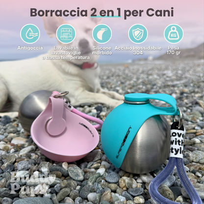 BuddyPup™ Borraccia per Cani con Ciotola